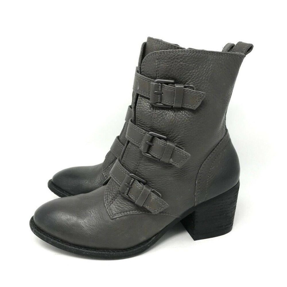 Vince Camuto Dassia Ankle Boots Booties Gray 9.5